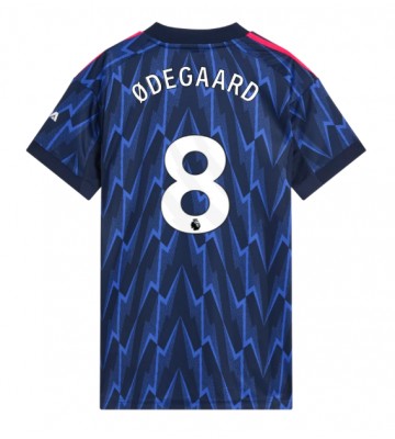 Arsenal Martin Odegaard #8 Replika Udebanetrøje Dame 2025-26 Kortærmet